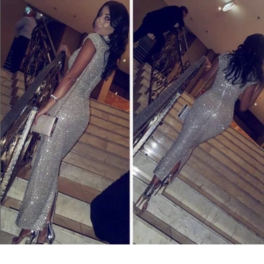 Portia and Scarlett silver midi! Worn once!